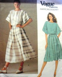 1160 P ELLIS BOXY CROP TOP, FLARE SKIRT LENGTHS PATTERN 12